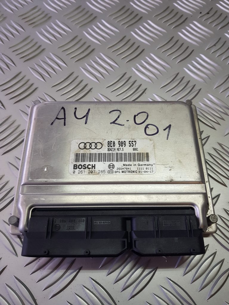 Dzinēja vadības bloks priekš AUDI A4 2001 1 Dzinēja vadības bloks priekš AUDI A4 2001