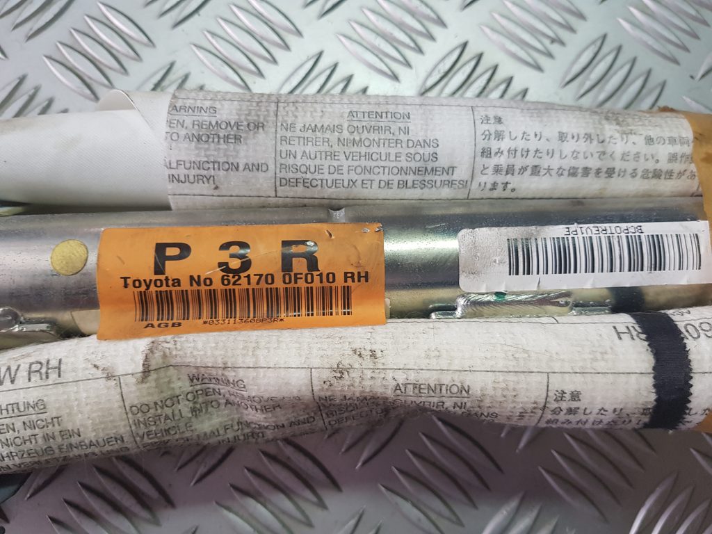 Griestu drošības spilvens, pa labi priekš TOYOTA COROLLA VERSO 2009 2 Griestu drošības spilvens, pa labi priekš TOYOTA COROLLA VERSO 2009