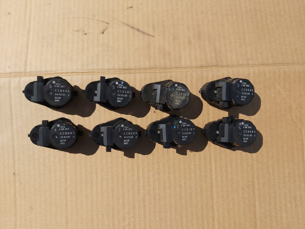 Apsildes sistēmas aktuators priekš BMW 525 E60 2006 BLACK