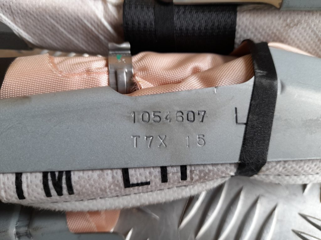 Griestu drošības spilvens, pa kreisi priekš MAZDA 6 2008 2 Griestu drošības spilvens, pa kreisi priekš MAZDA 6 2008