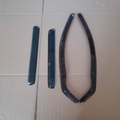 Durvju moldingu komplekts priekš VOLVO V70 2003 SILVER