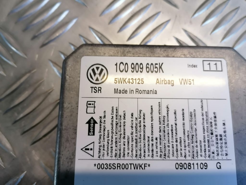 Drošības spilvena vadības bloks priekš ŠKODA FABIA 2008