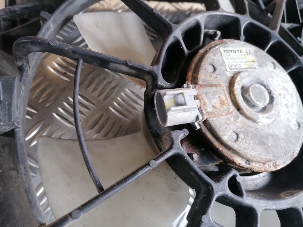 Dzesēšanas radiatora ventilators priekš TOYOTA COROLLA VERSO 2005 5 Dzesēšanas radiatora ventilators priekš TOYOTA COROLLA VERSO 2005