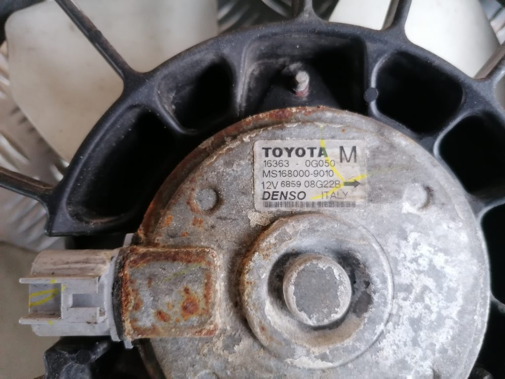 Dzesēšanas radiatora ventilators priekš TOYOTA COROLLA VERSO 2005 4 Dzesēšanas radiatora ventilators priekš TOYOTA COROLLA VERSO 2005