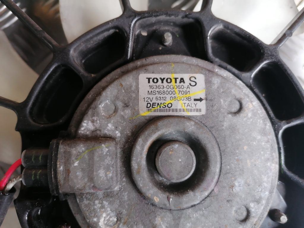 Dzesēšanas radiatora ventilators priekš TOYOTA COROLLA VERSO 2005 3 Dzesēšanas radiatora ventilators priekš TOYOTA COROLLA VERSO 2005