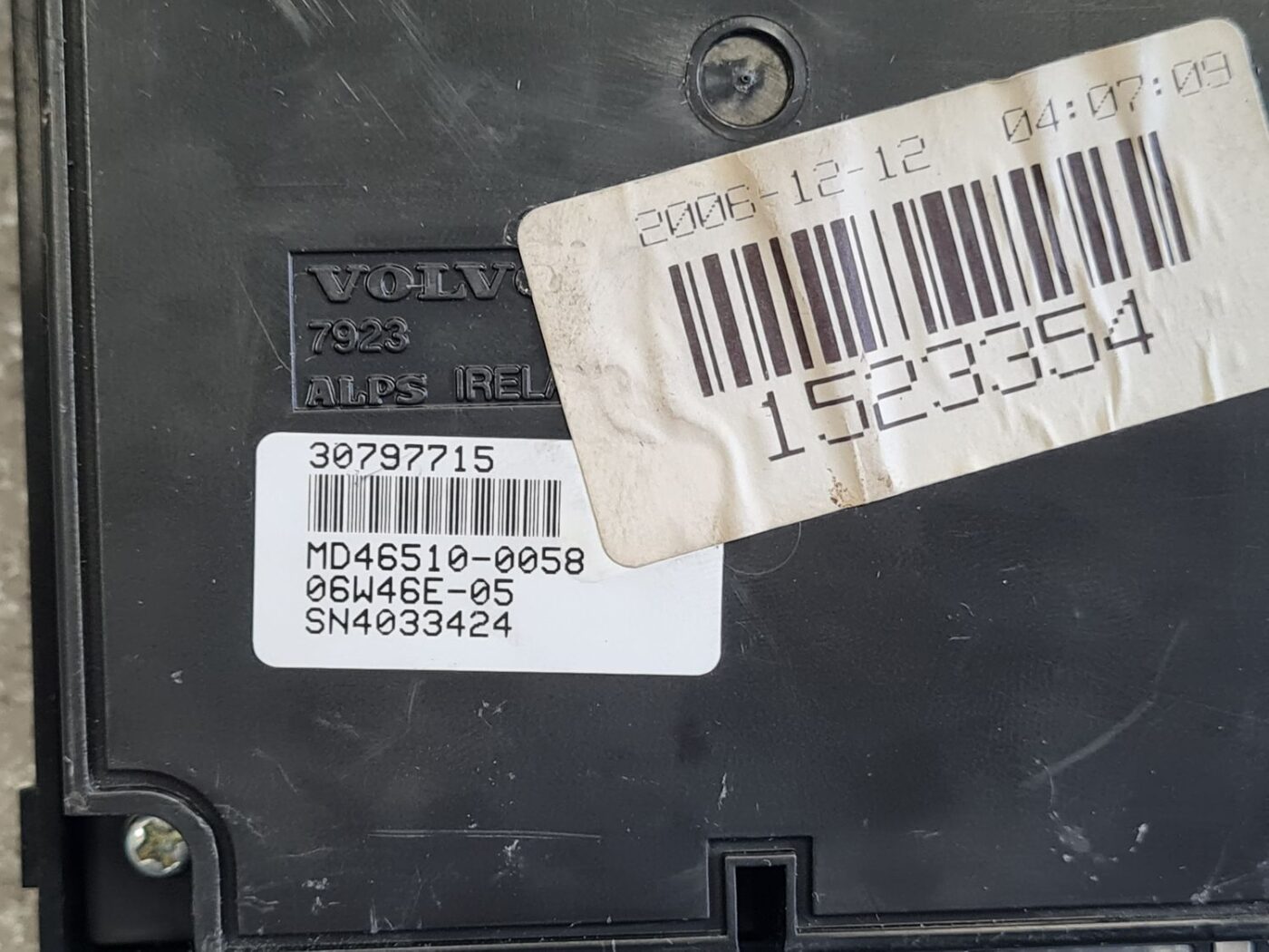 Displejs priekš VOLVO S80 2007 GREY 5 Displejs priekš VOLVO S80 2007 GREY