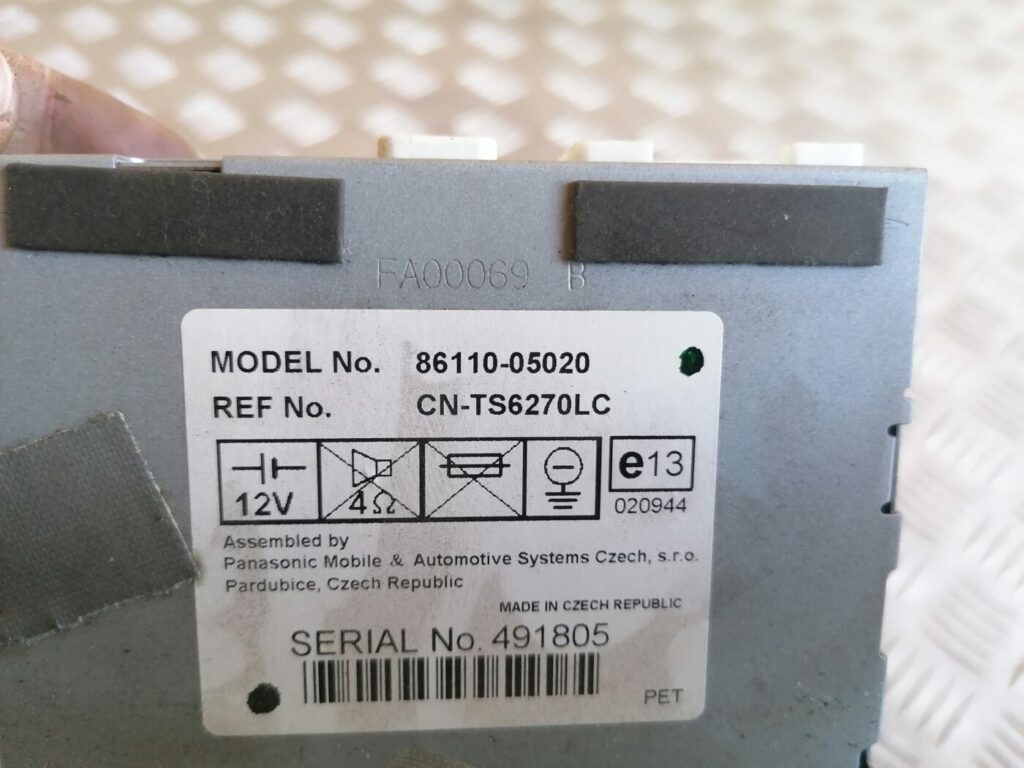 Displejs priekš TOYOTA AVENSIS 2007 5 Displejs priekš TOYOTA AVENSIS 2007