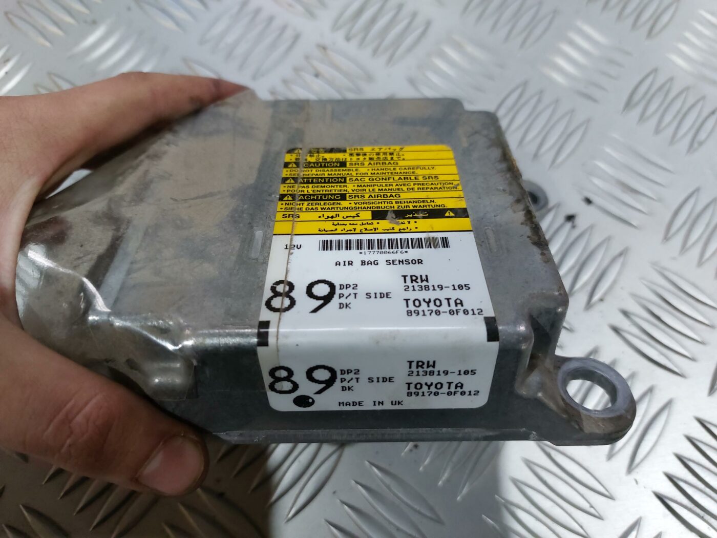 Drošības spilvena vadības bloks priekš TOYOTA COROLLA VERSO 2006