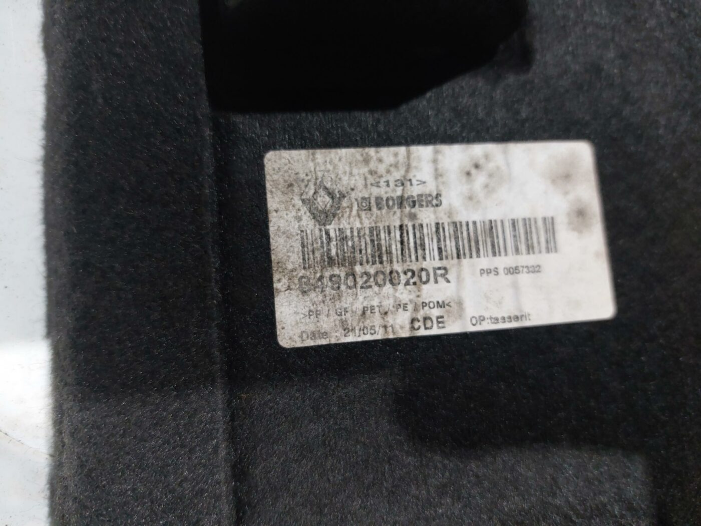 Bagāžnieka grīda priekš RENAULT LAGUNA 2011 3 Bagāžnieka grīda priekš RENAULT LAGUNA 2011