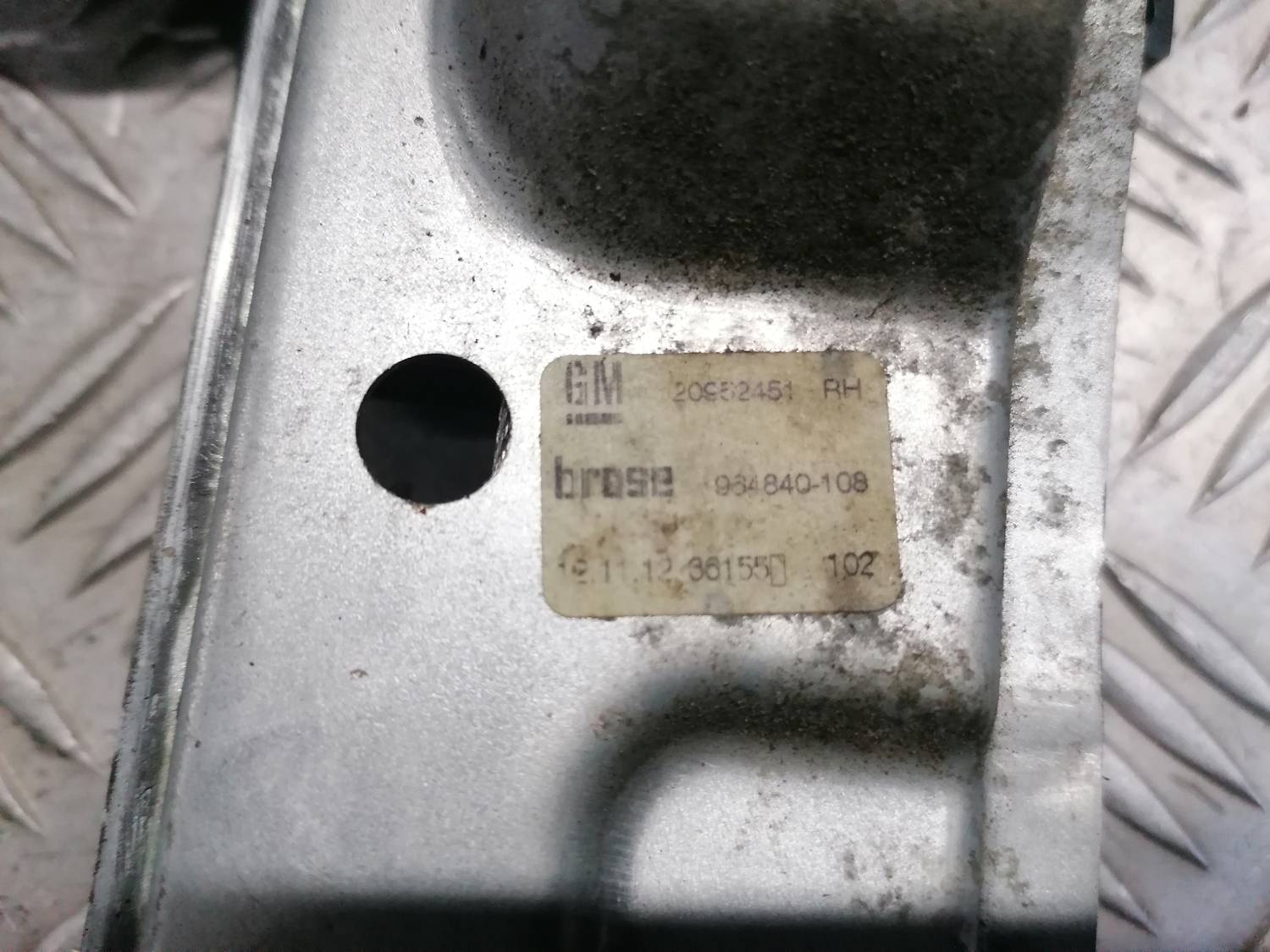 Stikla pacelšanas mehānisms aizmugurējais labais priekš OPEL INSIGNIA SPORTS TOURER 2013