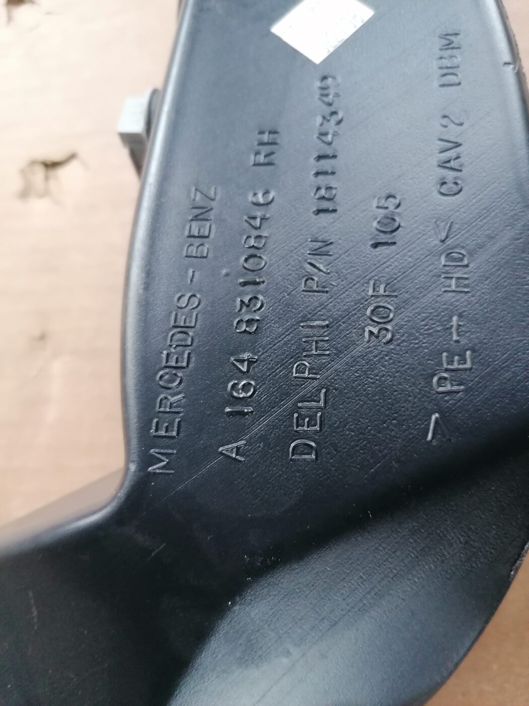 Salona gaisa vads priekš MERCEDES BENZ ML280 2008 OBSIDIAN BLACK 4 Salona gaisa vads priekš MERCEDES BENZ ML280 2008 OBSIDIAN BLACK