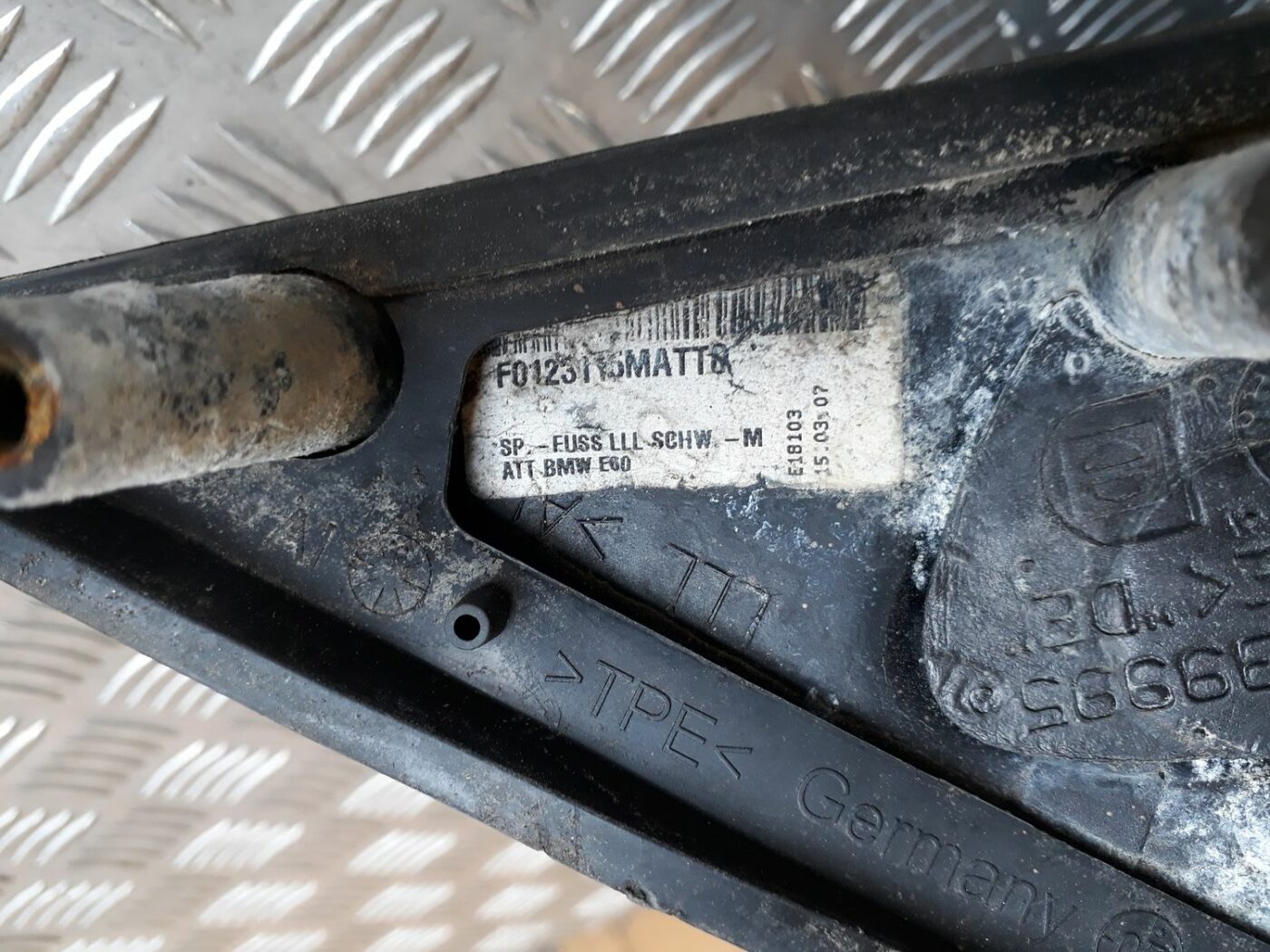 Ārējais spogulis, pa kreisi priekš BMW 530D E61 2006 TOURING BLUE