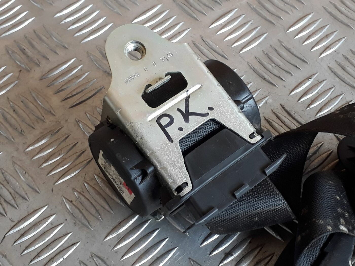 Priekšējā kreisā drošības josta priekš BMW 530D E61 2006 TOURING BLUE 4 Priekšējā kreisā drošības josta priekš BMW 530D E61 2006 TOURING BLUE