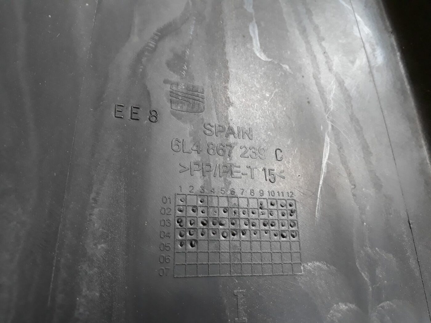 Vidējas salona statnes apdare priekš SEAT IBIZA 2005 3 Vidējas salona statnes apdare priekš SEAT IBIZA 2005