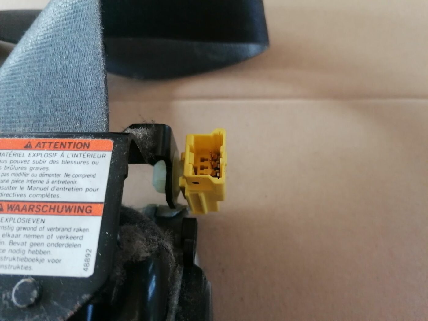 Priekšējā labā drošības josta priekš HONDA ACCORD 2003 SILVER 2 Priekšējā labā drošības josta priekš HONDA ACCORD 2003 SILVER