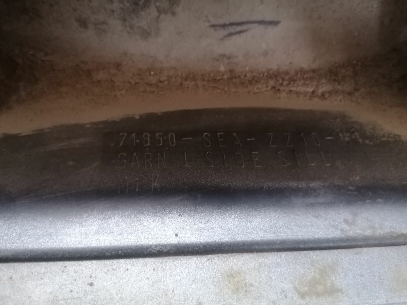 Ārēja sliekšņa kreisa uzlika priekš HONDA ACCORD 2003 SILVER 3 Ārēja sliekšņa kreisa uzlika priekš HONDA ACCORD 2003 SILVER