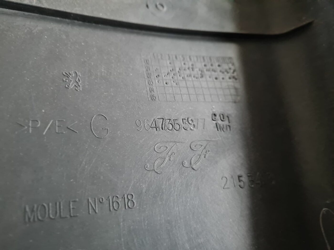 Vidējas salona statnes apdare priekš PEUGEOT 307 2003 2 Vidējas salona statnes apdare priekš PEUGEOT 307 2003