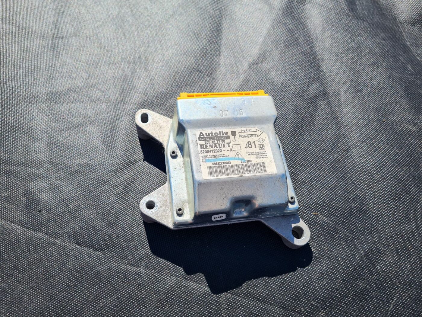 Drošības spilvena vadības bloks priekš RENAULT ESPACE IV 2006