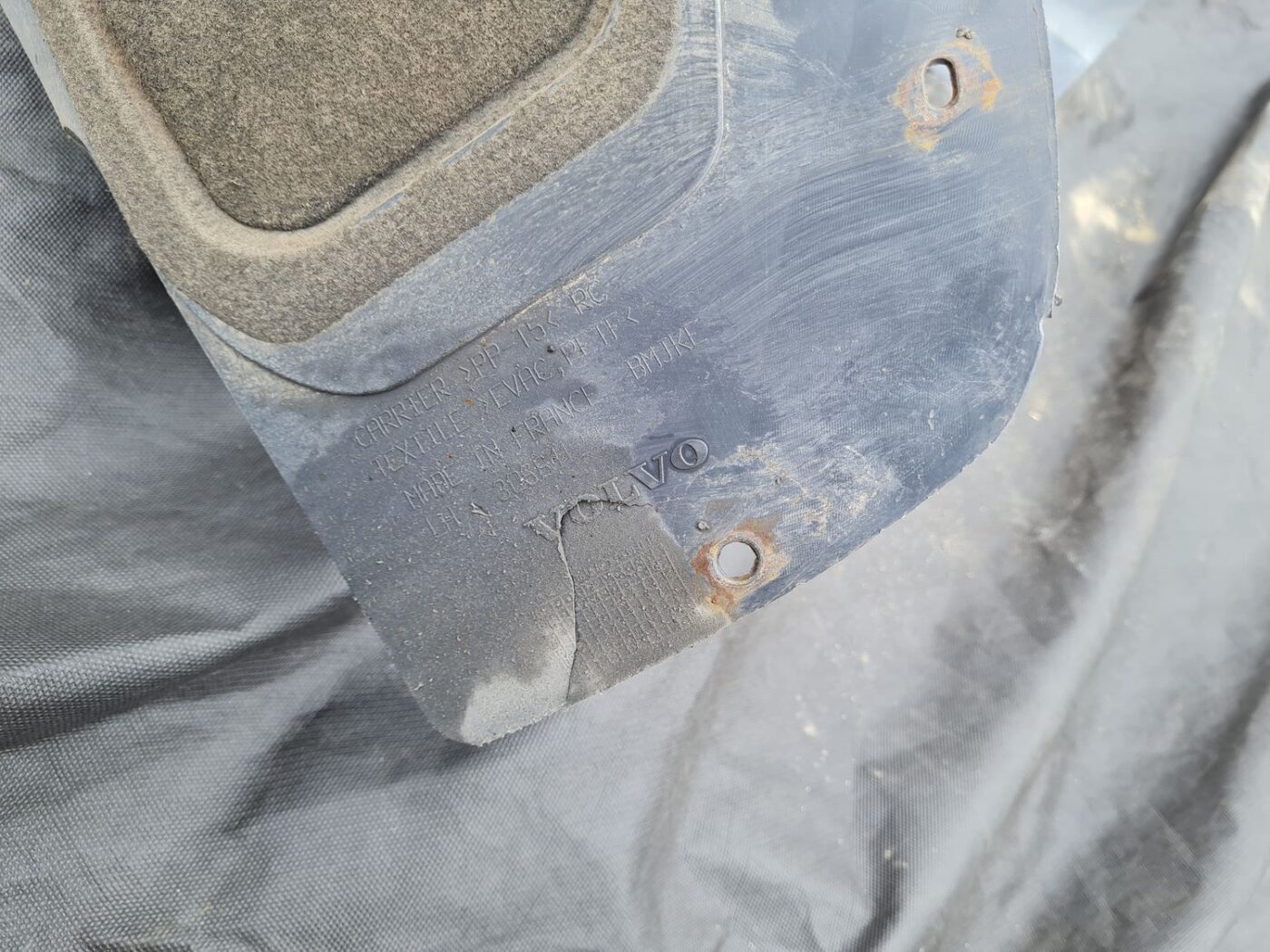 Aizmugurējais kreisais paspārns priekš VOLVO S80 2007 GREY