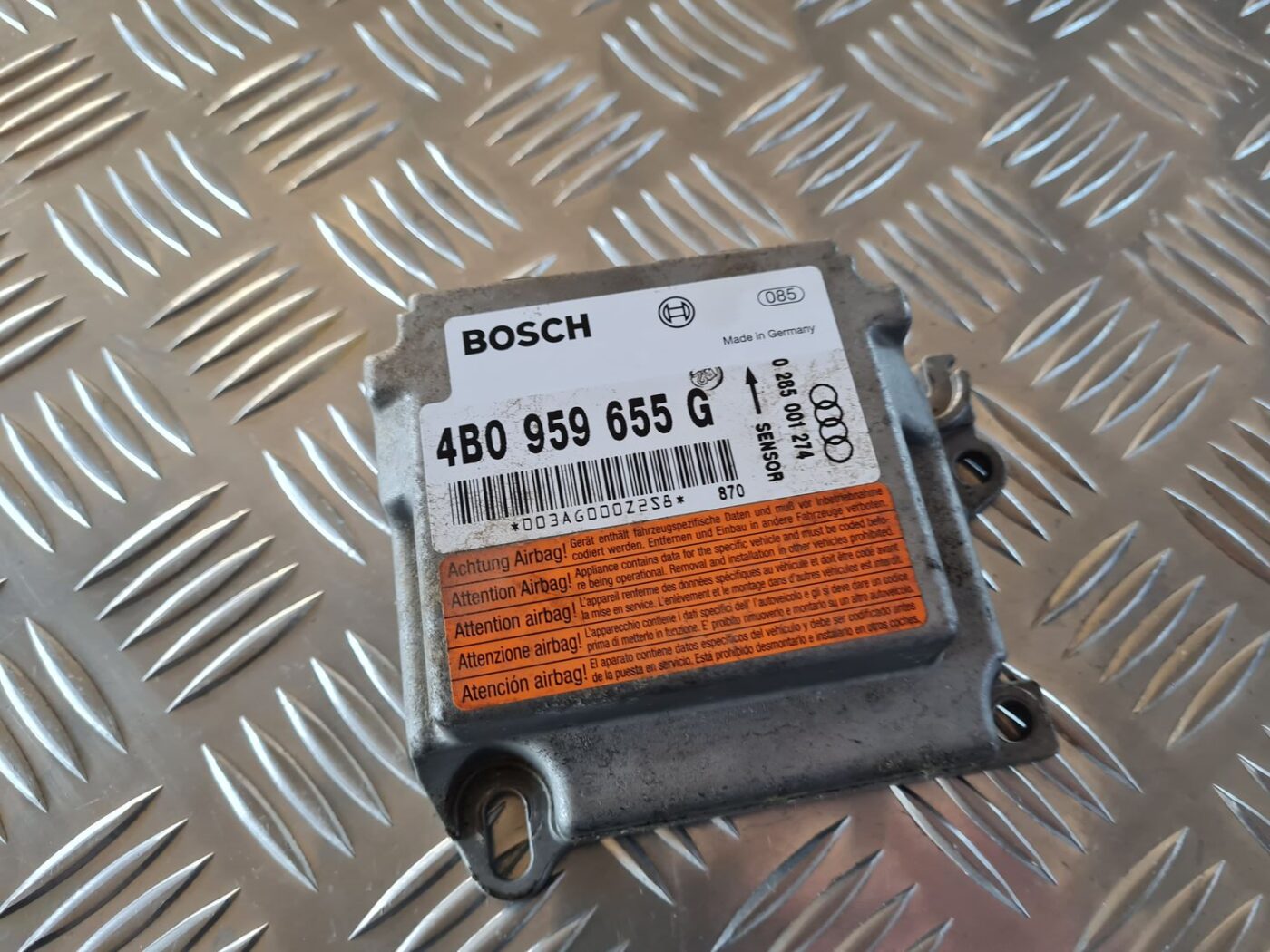 Drošības spilvena vadības bloks priekš AUDI A6 1998