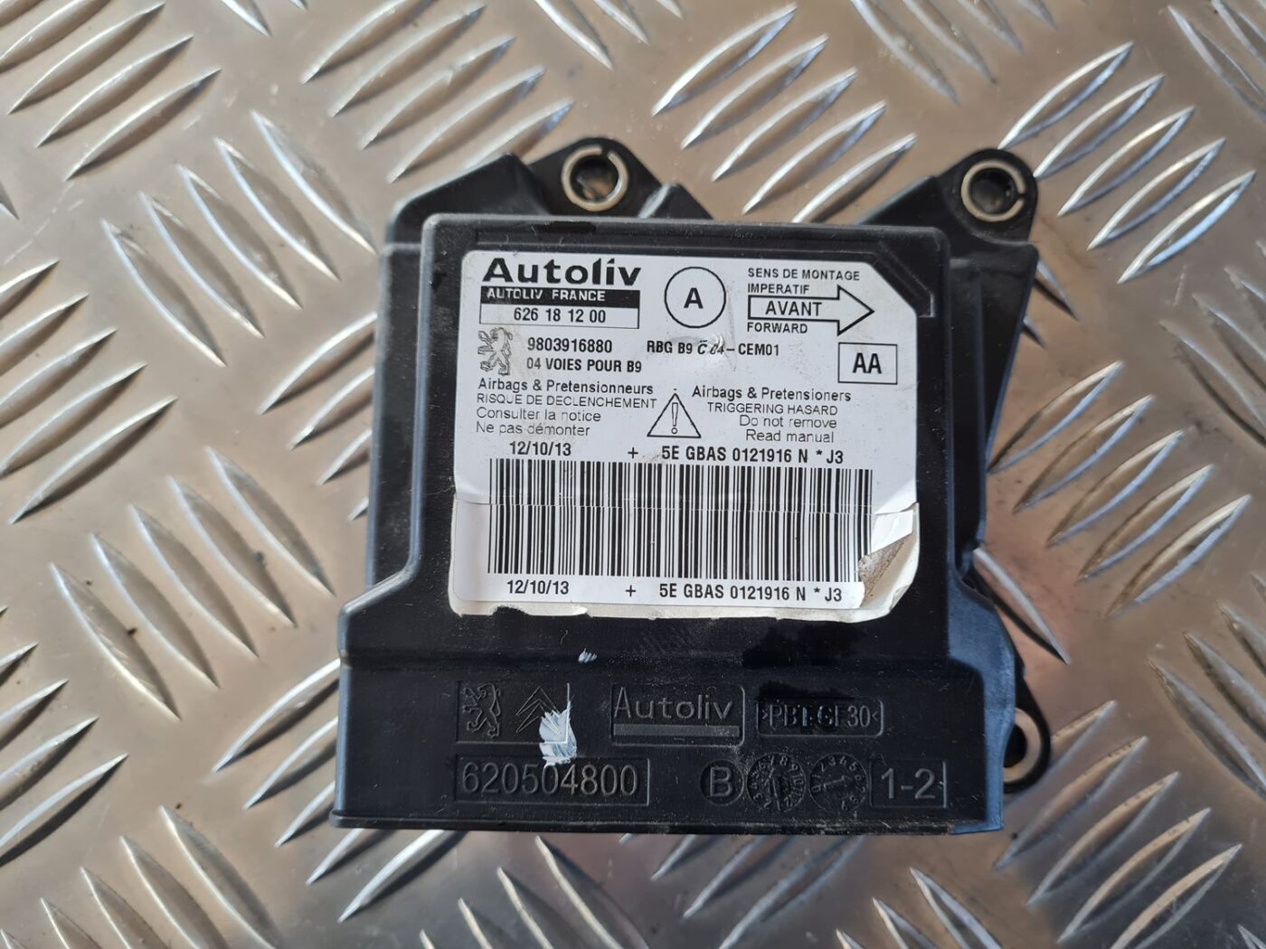 Drošības spilvena vadības bloks priekš CITROEN BERLINGO 2014