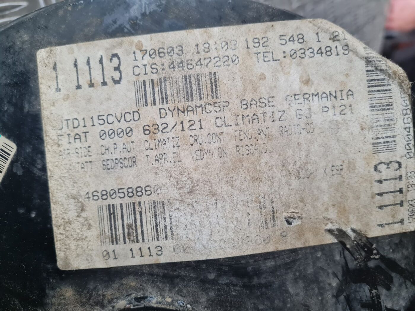 Vakuuma bremžu pastiprinātājs priekš FIAT STILO 2003 3 Vakuuma bremžu pastiprinātājs priekš FIAT STILO 2003