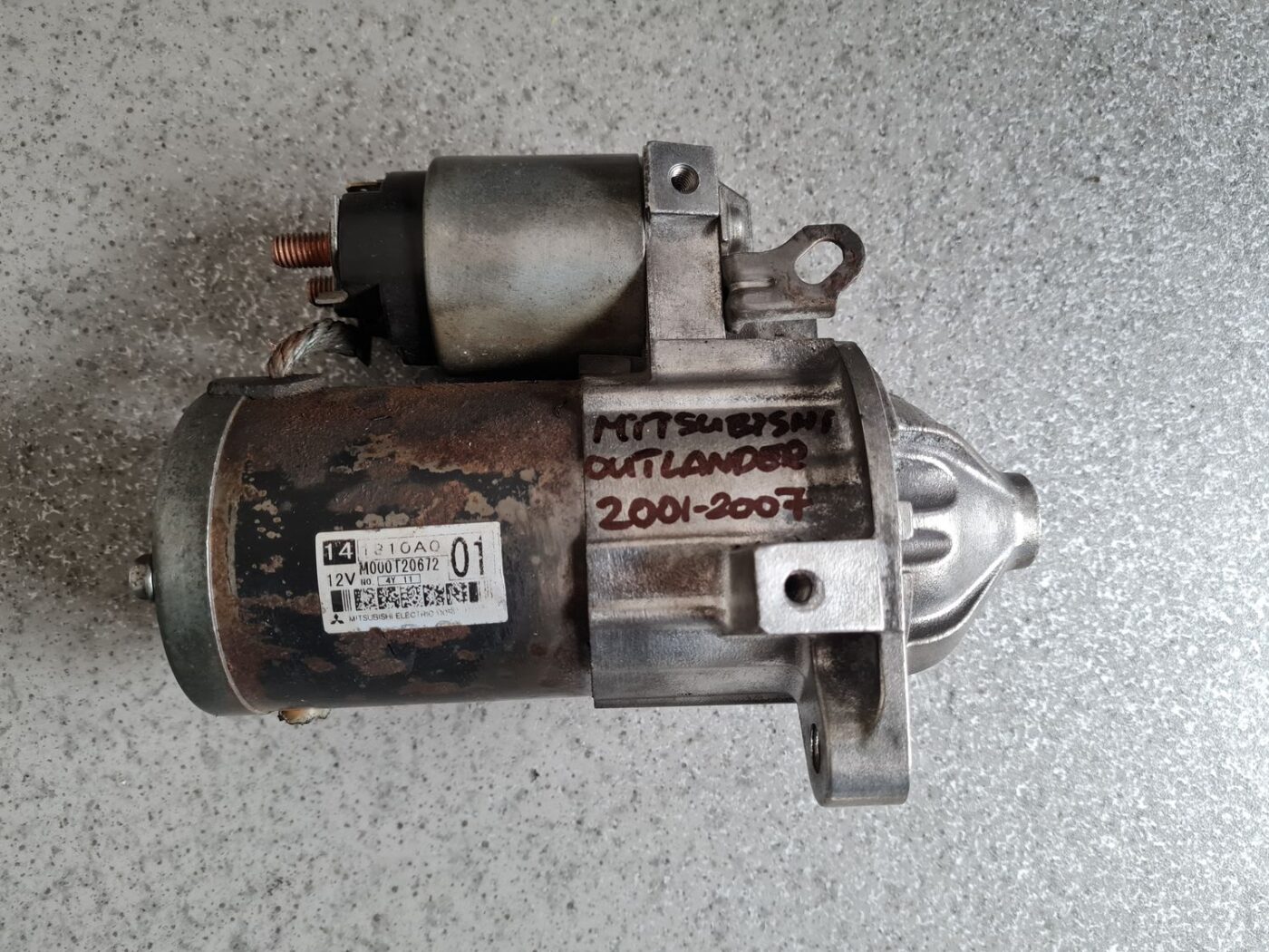 Starteris priekš MITSUBISHI OUTLANDER 2001-2007