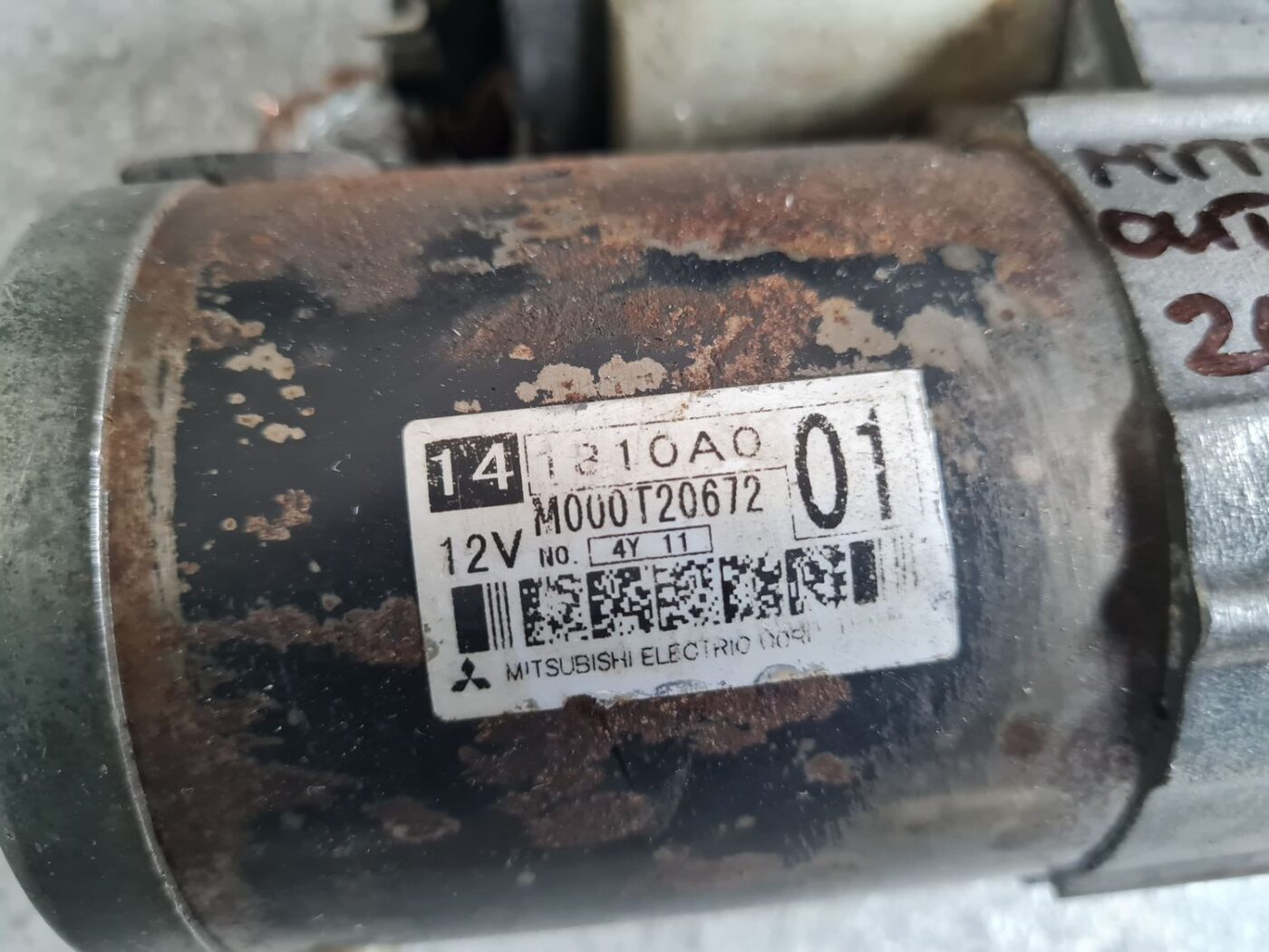 Starteris priekš MITSUBISHI OUTLANDER 2001-2007