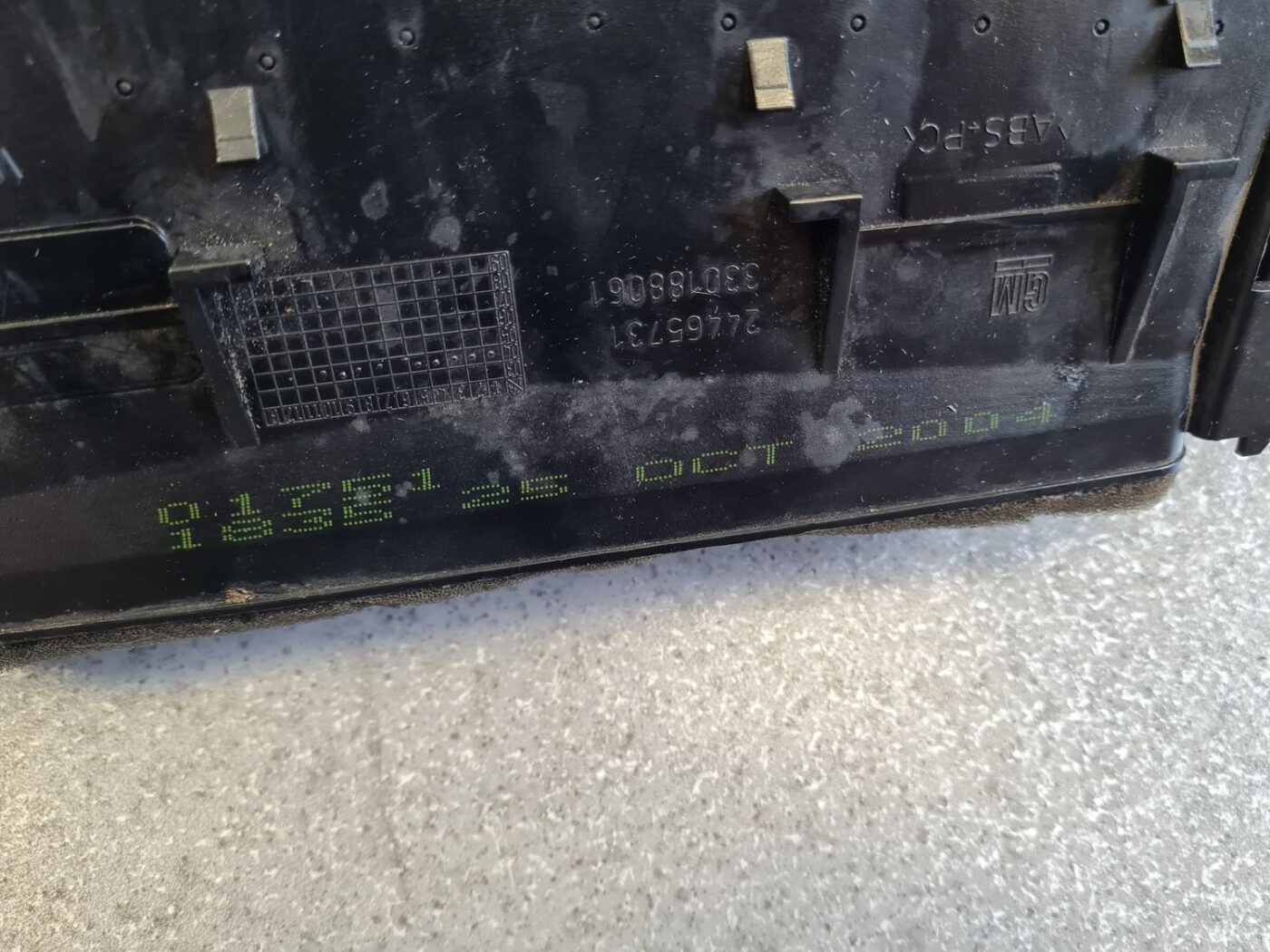 Mērinstrumentu paneļa gaisa vads, centrā priekš OPEL ASTRA H 2005 3 Mērinstrumentu paneļa gaisa vads, centrā priekš OPEL ASTRA H 2005