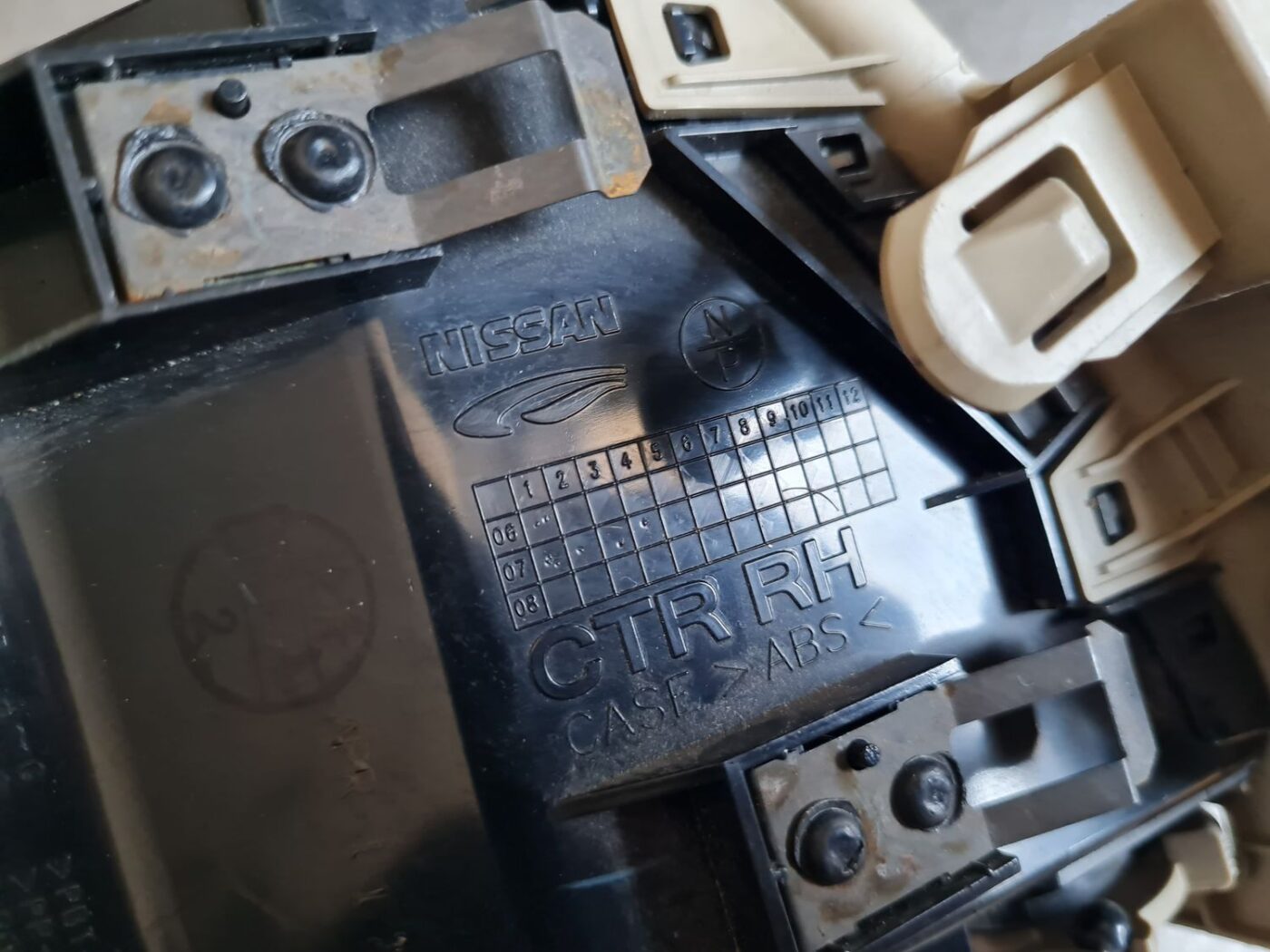 Mērinstrumentu paneļa gaisa vads, centrā priekš NISSAN X-TRAIL 2007 3 Mērinstrumentu paneļa gaisa vads, centrā priekš NISSAN X-TRAIL 2007