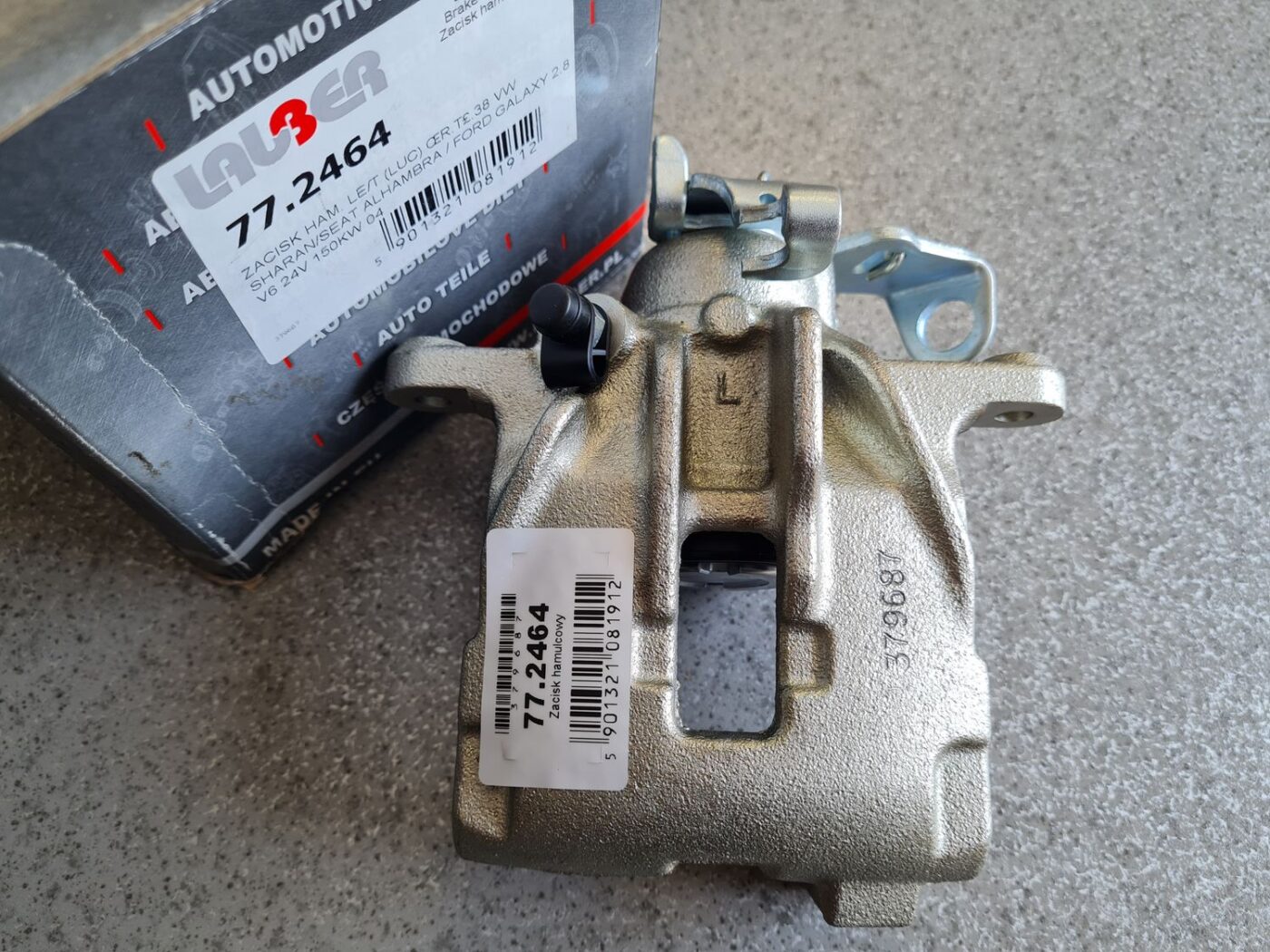 Aizmugurējais kreisais suports priekš