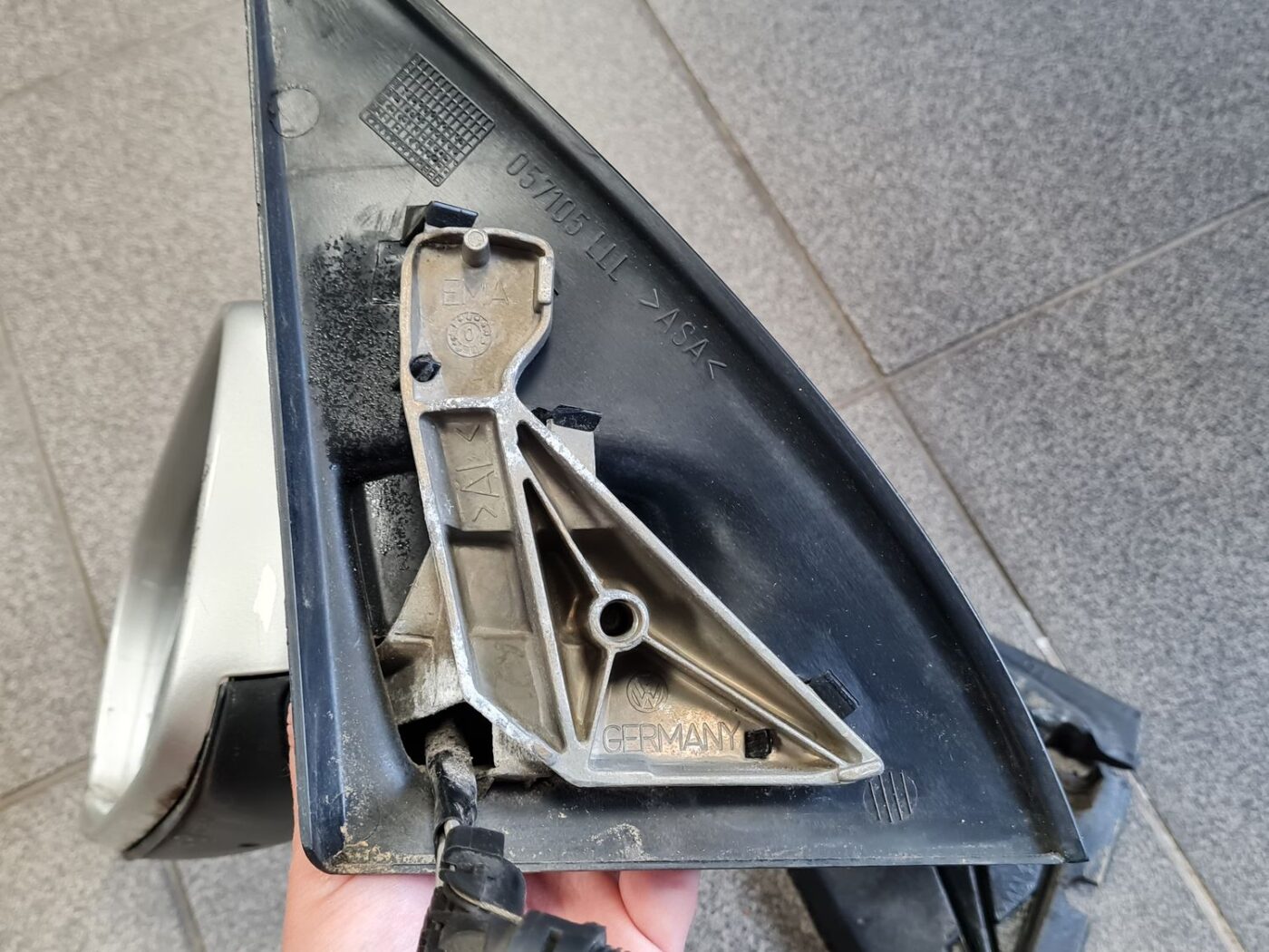 Ārējais spogulis, pa kreisi priekš VW Lupo 1998-2005 3 Ārējais spogulis, pa kreisi priekš VW Lupo 1998-2005