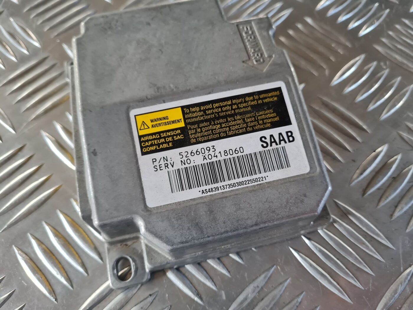 Drošības spilvena vadības bloks priekš SAAB 9-5 1999