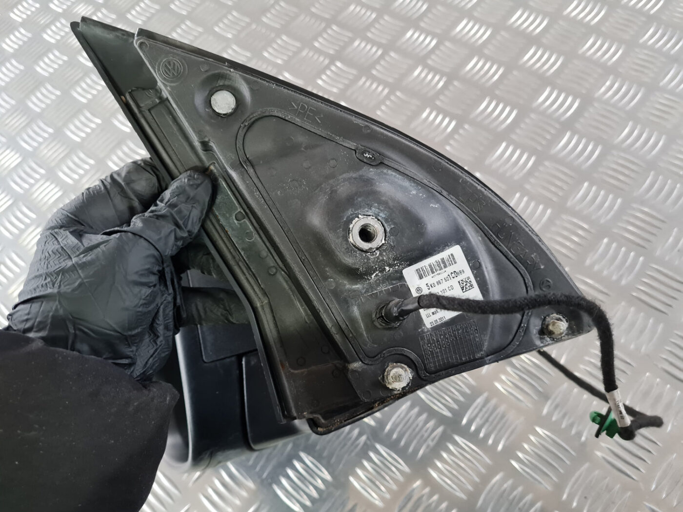 Ārējais spogulis, pa kreisi priekš VW GOLF 6 2011 9 Ārējais spogulis, pa kreisi priekš VW GOLF 6 2011