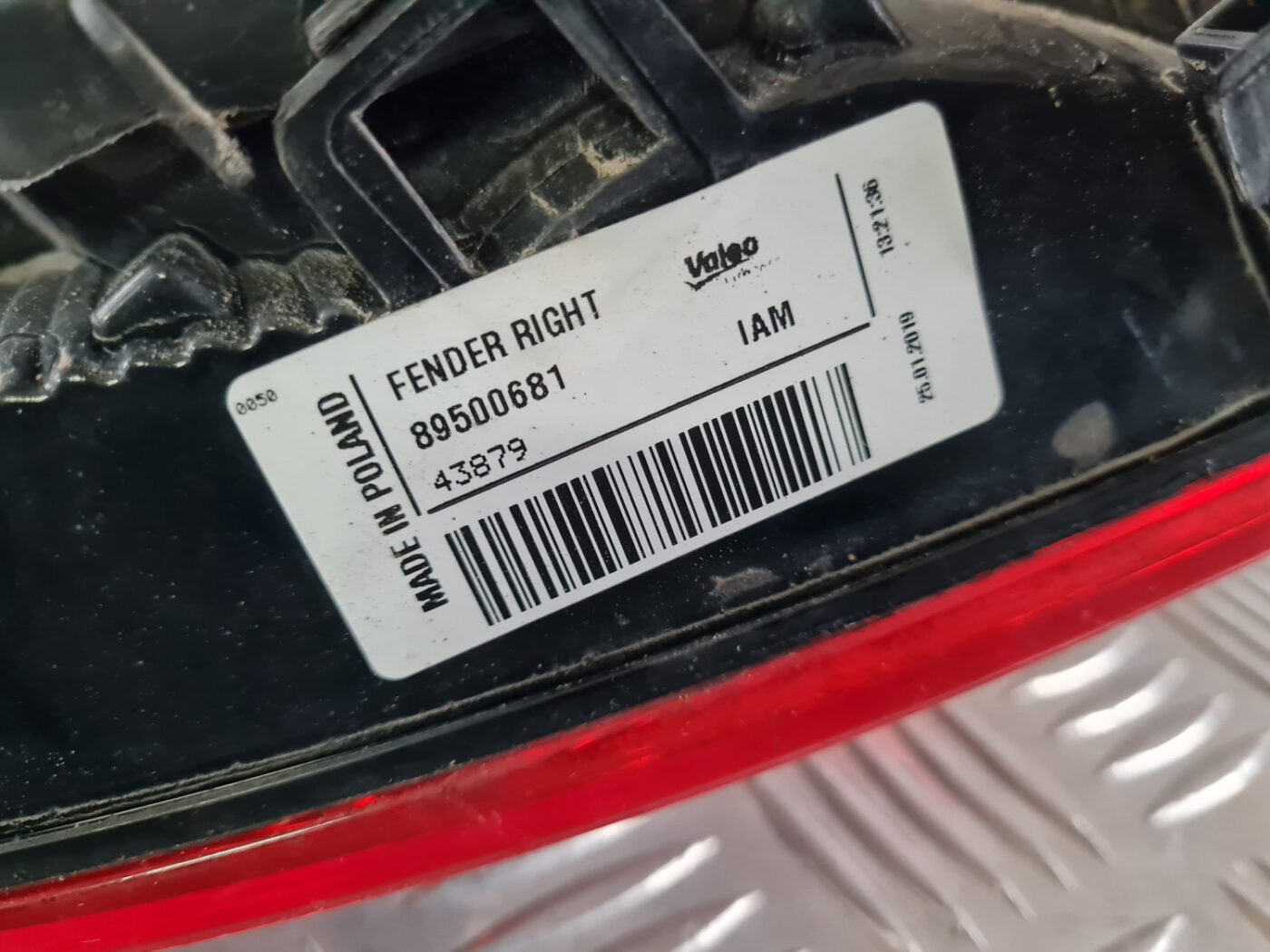 Aizmugurējais labais lukturis priekš VW GOLF 6 2011 7 Aizmugurējais labais lukturis priekš VW GOLF 6 2011