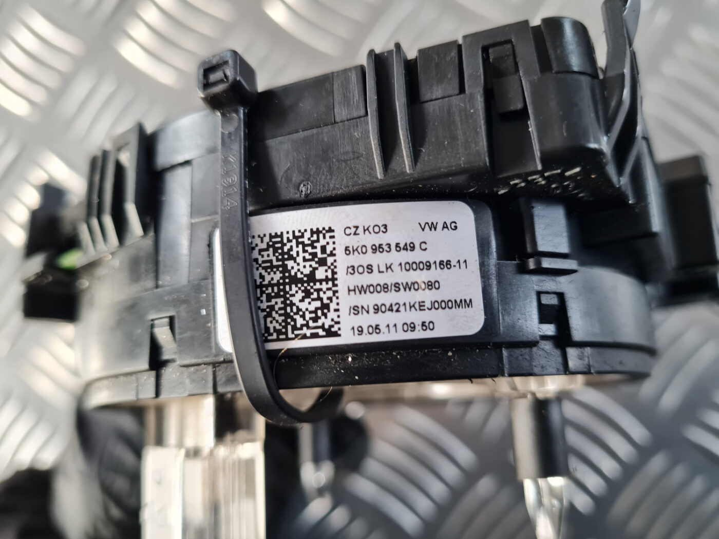 Drošības spilvena slīdgredzens priekš VW GOLF 6 2011 7 Drošības spilvena slīdgredzens priekš VW GOLF 6 2011