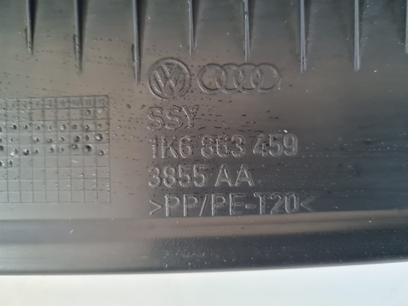 Bagažnieka nodalījuma sliekšņa uzlika priekš VW GOLF 6 2011 6 Bagažnieka nodalījuma sliekšņa uzlika priekš VW GOLF 6 2011